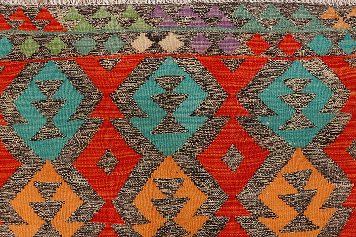 Multi Colored Kilim 5' 9 x 7' 11 - No. 66900 - ALRUG Rug Store