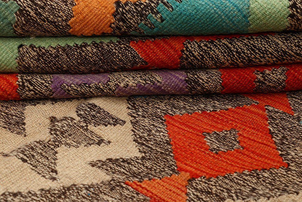 Multi Colored Kilim 5' 9 x 7' 11 - No. 66900 - ALRUG Rug Store