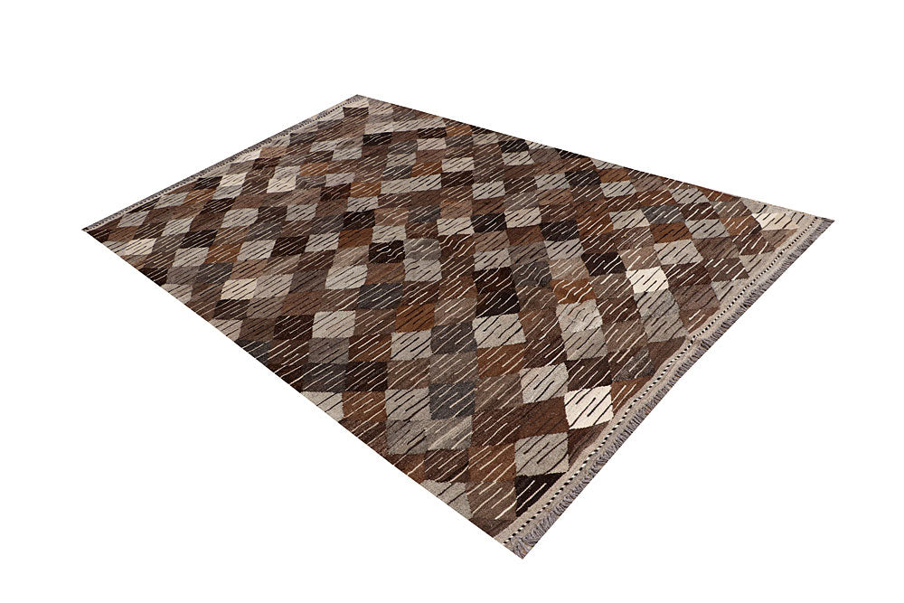 Multi Colored Kilim 5' 2 x 7' 9 - No. 66901 - ALRUG Rug Store