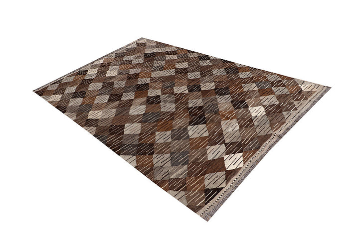 Multi Colored Kilim 5' 2 x 7' 9 - No. 66901 - ALRUG Rug Store