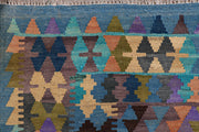 Multi Colored Kilim 6' 9 x 9' 6 - No. 66904 - ALRUG Rug Store