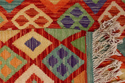 Multi Colored Kilim 6' 8 x 9' 4 - No. 66911 - ALRUG Rug Store