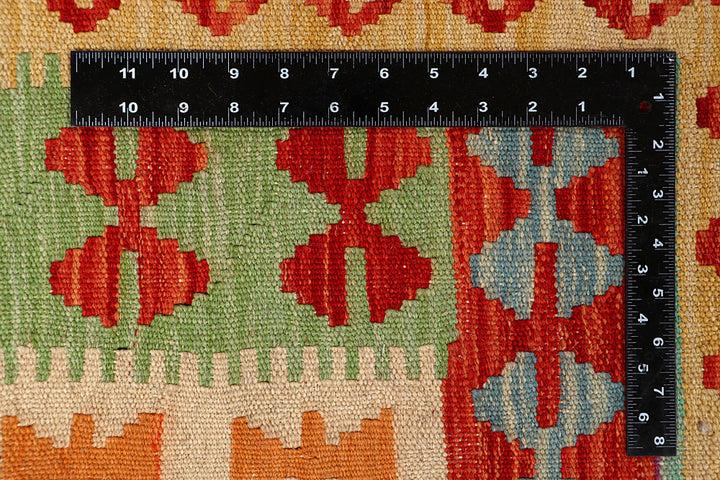 Multi Colored Kilim 6' 6 x 9' 6 - No. 66917 - ALRUG Rug Store