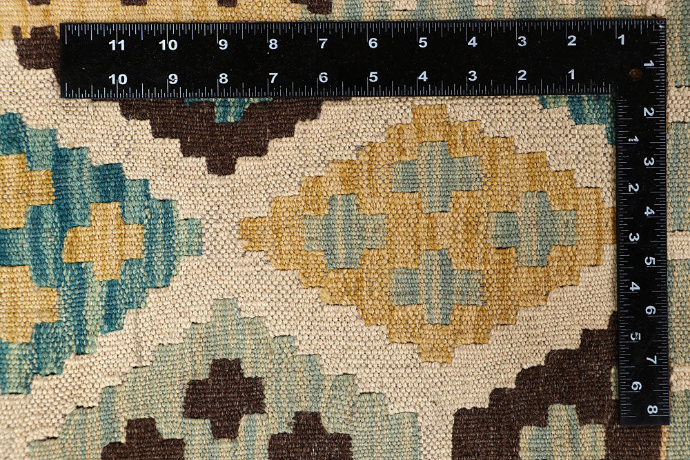 Multi Colored Kilim 6' 9 x 9' 8 - No. 66921 - ALRUG Rug Store