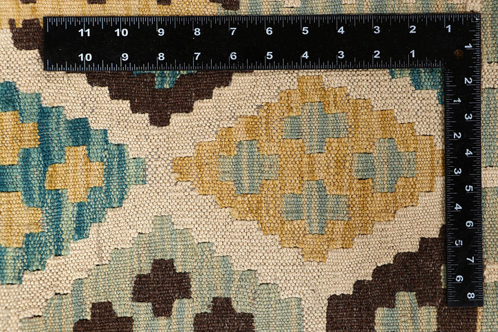 Multi Colored Kilim 6' 9 x 9' 8 - No. 66921 - ALRUG Rug Store