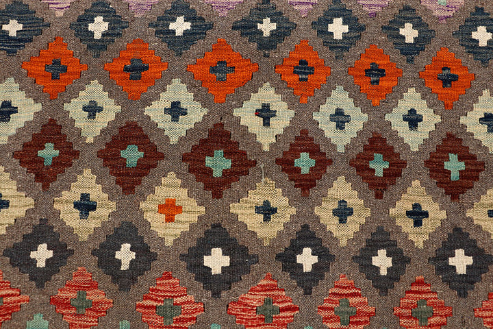 Multi Colored Kilim 6' 5 x 9' 10 - No. 66922 - ALRUG Rug Store