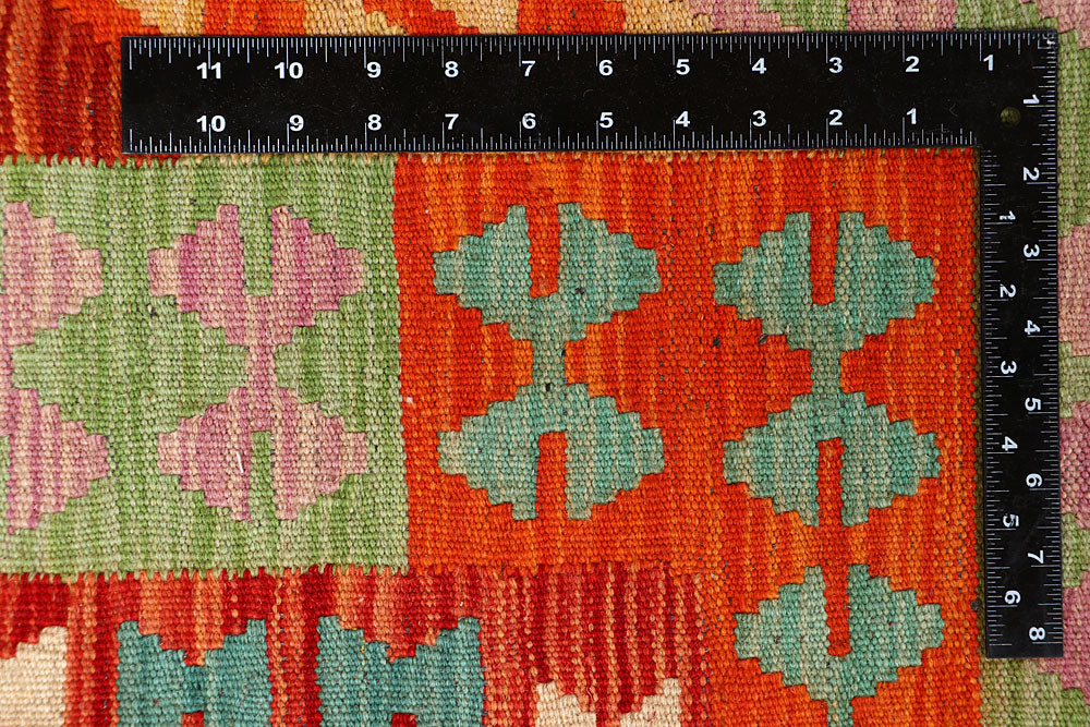 Multi Colored Kilim 6' 7 x 9' 7 - No. 66925 - ALRUG Rug Store