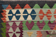 Multi Colored Kilim 6' 8 x 9' 8 - No. 66929 - ALRUG Rug Store