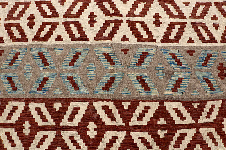 Multi Colored Kilim 6' 8 x 9' 11 - No. 66930 - ALRUG Rug Store