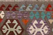 Multi Colored Kilim 6' 5 x 9' 9 - No. 66935 - ALRUG Rug Store