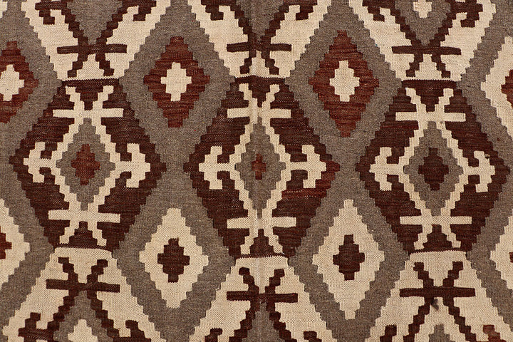 Multi Colored Kilim 6' 6 x 9' 5 - No. 66936 - ALRUG Rug Store