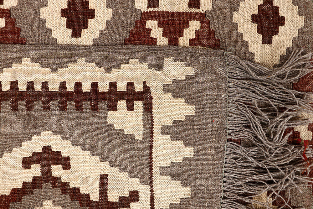 Multi Colored Kilim 6' 6 x 9' 5 - No. 66936 - ALRUG Rug Store