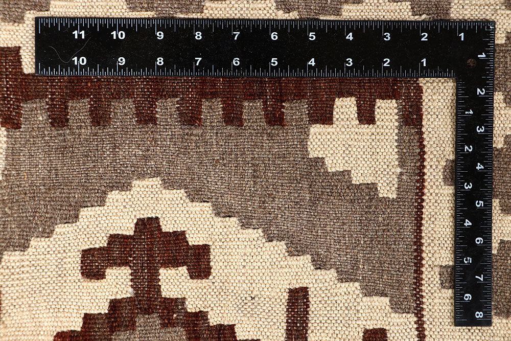 Multi Colored Kilim 6' 6 x 9' 5 - No. 66936 - ALRUG Rug Store