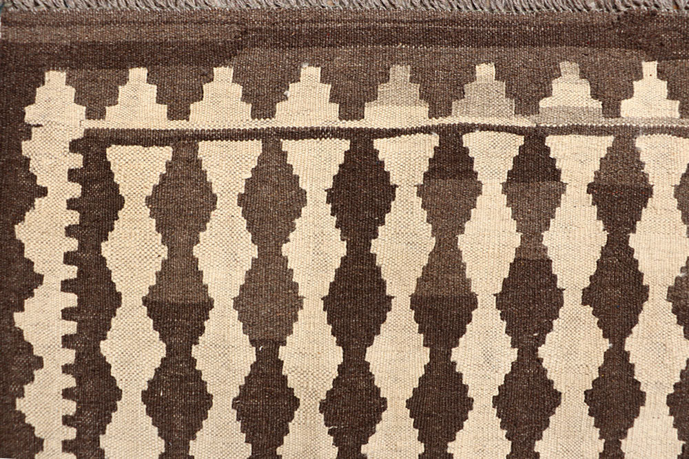 Multi Colored Kilim 6' 10 x 10' - No. 66937 - ALRUG Rug Store