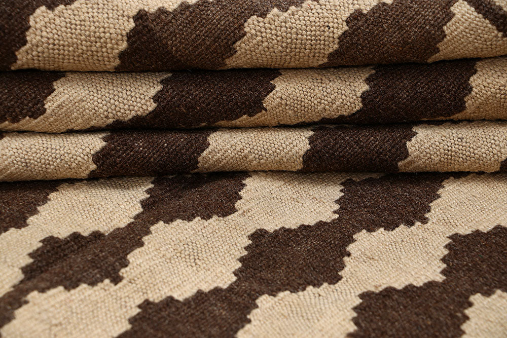 Multi Colored Kilim 6' 10 x 10' - No. 66937 - ALRUG Rug Store