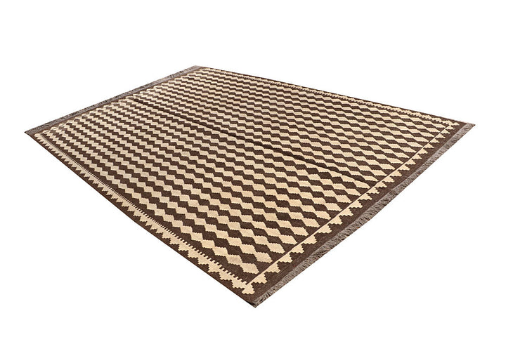 Multi Colored Kilim 6' 10 x 10' - No. 66937 - ALRUG Rug Store