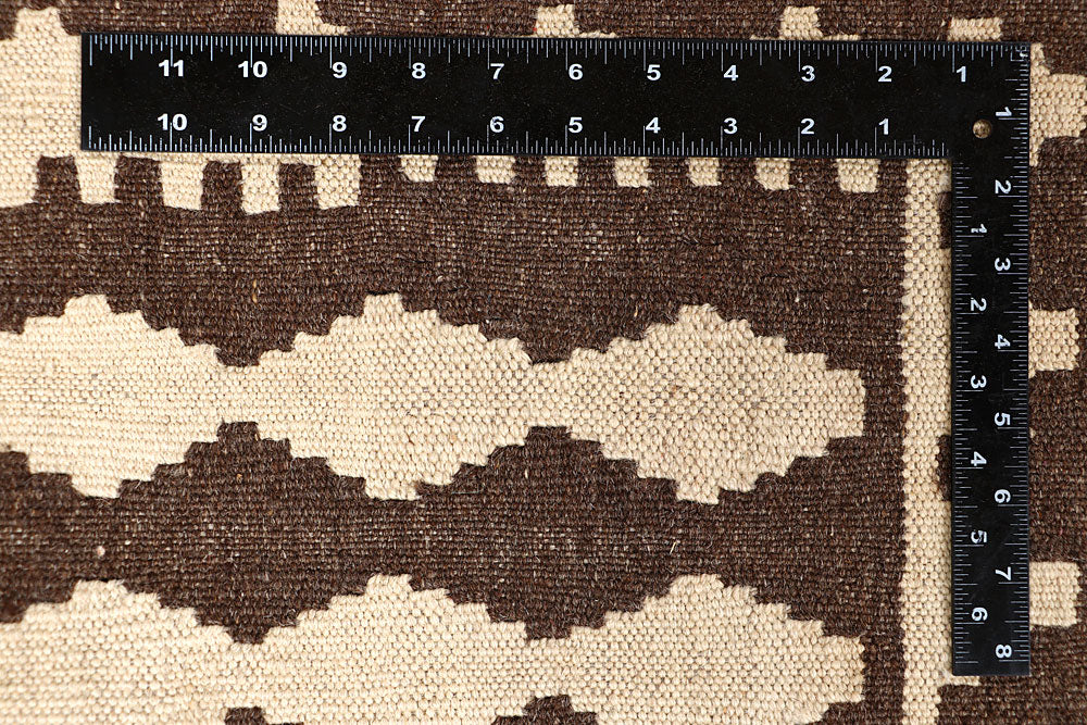 Multi Colored Kilim 6' 10 x 10' - No. 66937 - ALRUG Rug Store