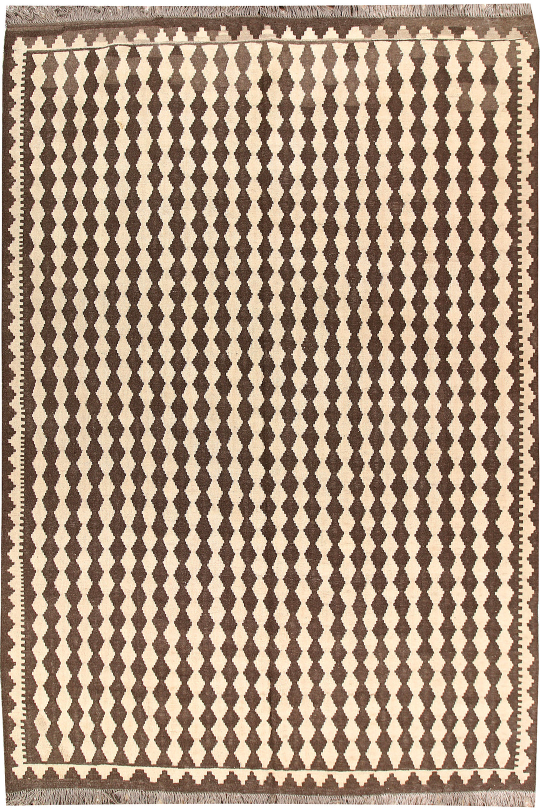 Multi Colored Kilim 6' 10 x 10' - No. 66937 - ALRUG Rug Store