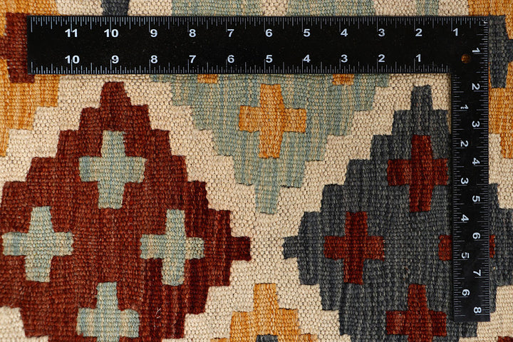 Multi Colored Kilim 6' 6 x 9' 8 - No. 66939 - ALRUG Rug Store