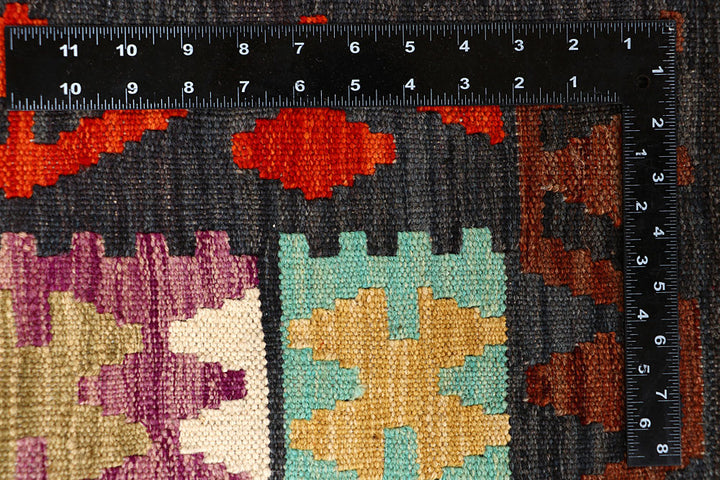 Multi Colored Kilim 6' 7 x 9' 8 - No. 66944 - ALRUG Rug Store