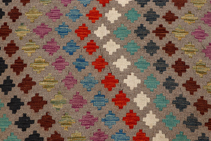 Multi Colored Kilim 6' 6 x 9' 9 - No. 66945 - ALRUG Rug Store