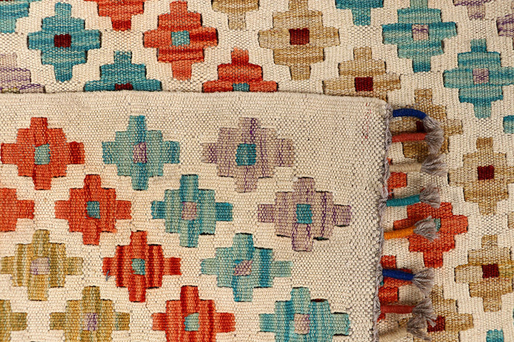 Multi Colored Kilim 6' 7 x 9' 7 - No. 66947 - ALRUG Rug Store