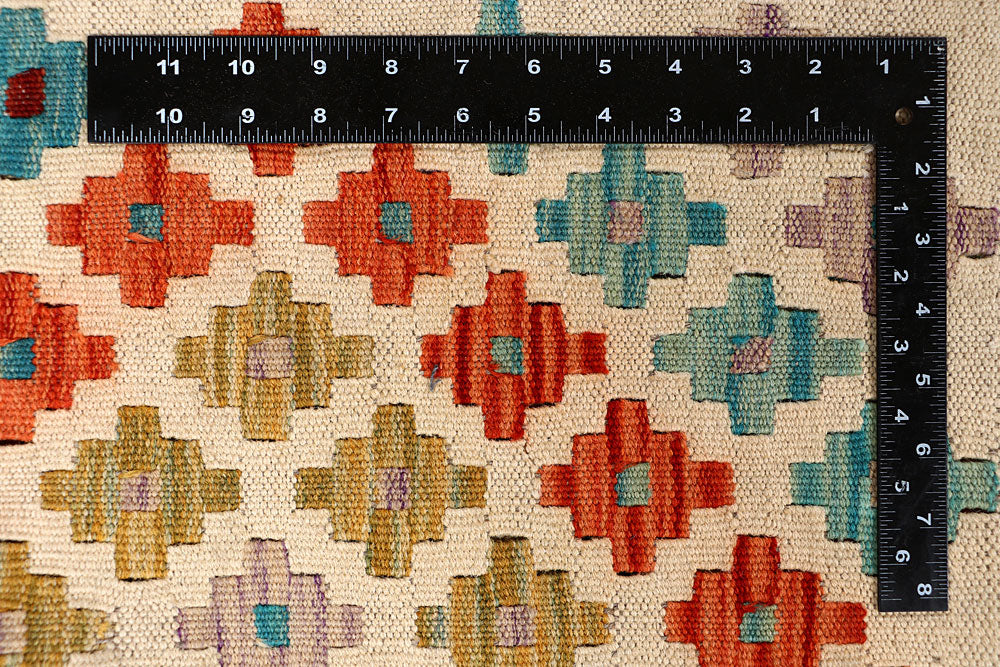 Multi Colored Kilim 6' 7 x 9' 7 - No. 66947 - ALRUG Rug Store