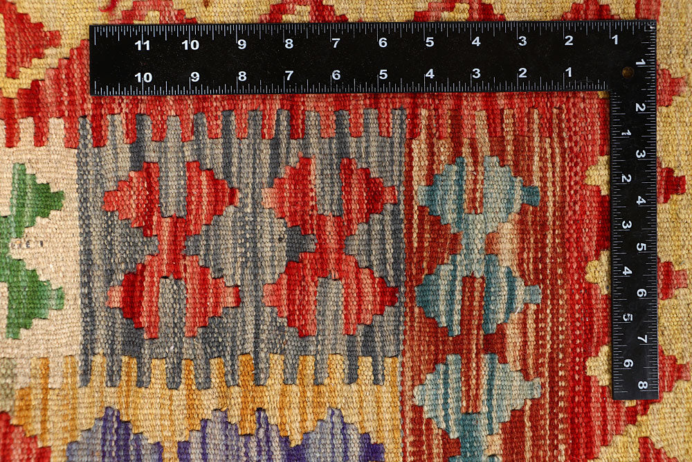 Multi Colored Kilim 8' 2 x 11' 5 - No. 66949 - ALRUG Rug Store