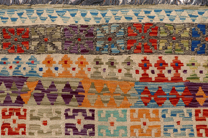 Multi Colored Kilim 8' 5 x 10' 2 - No. 66950 - ALRUG Rug Store