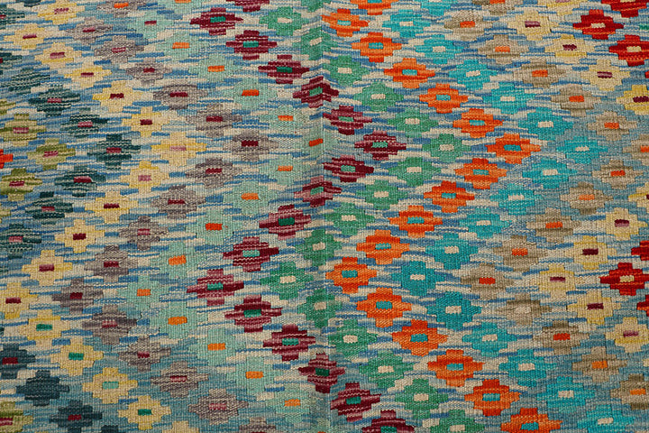 Multi Colored Kilim 8' 4 x 9' 9 - No. 66951 - ALRUG Rug Store