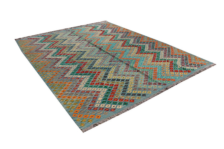 Multi Colored Kilim 8' 4 x 9' 9 - No. 66951 - ALRUG Rug Store
