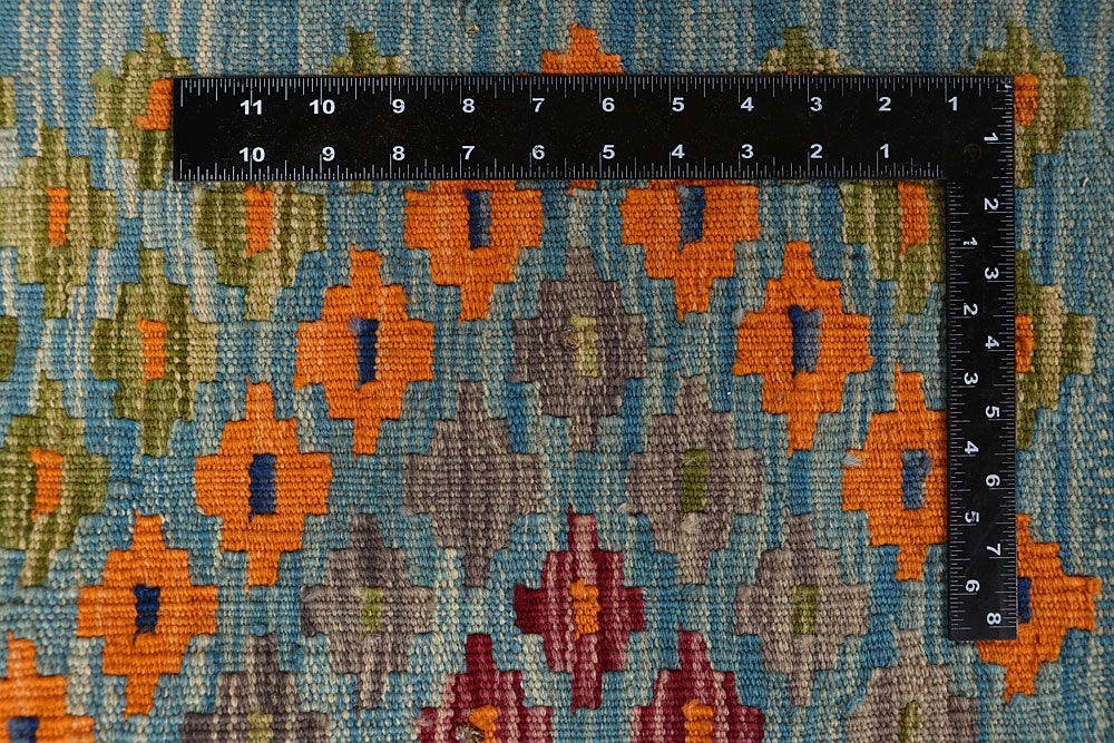 Multi Colored Kilim 8' 4 x 9' 9 - No. 66951 - ALRUG Rug Store