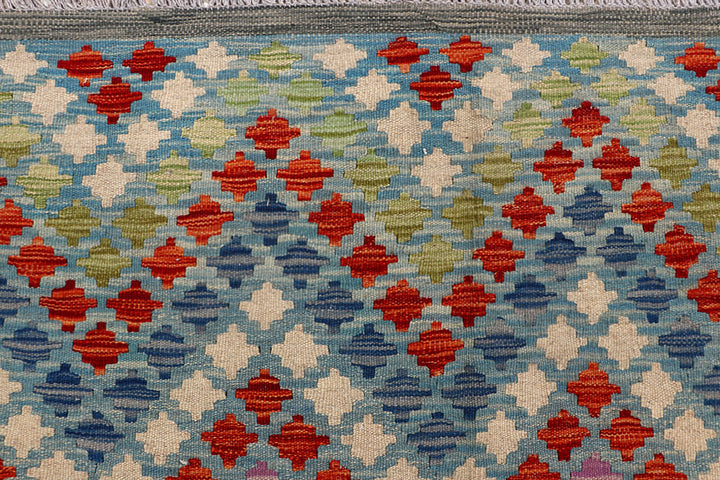 Multi Colored Kilim 8' 6 x 10' 5 - No. 66952 - ALRUG Rug Store