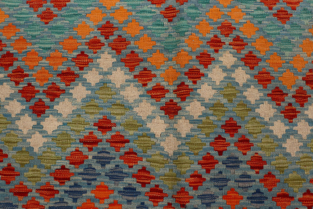 Multi Colored Kilim 8' 6 x 10' 5 - No. 66952 - ALRUG Rug Store