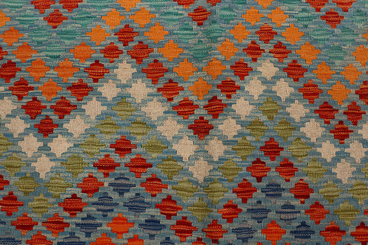 Multi Colored Kilim 8' 6 x 10' 5 - No. 66952 - ALRUG Rug Store