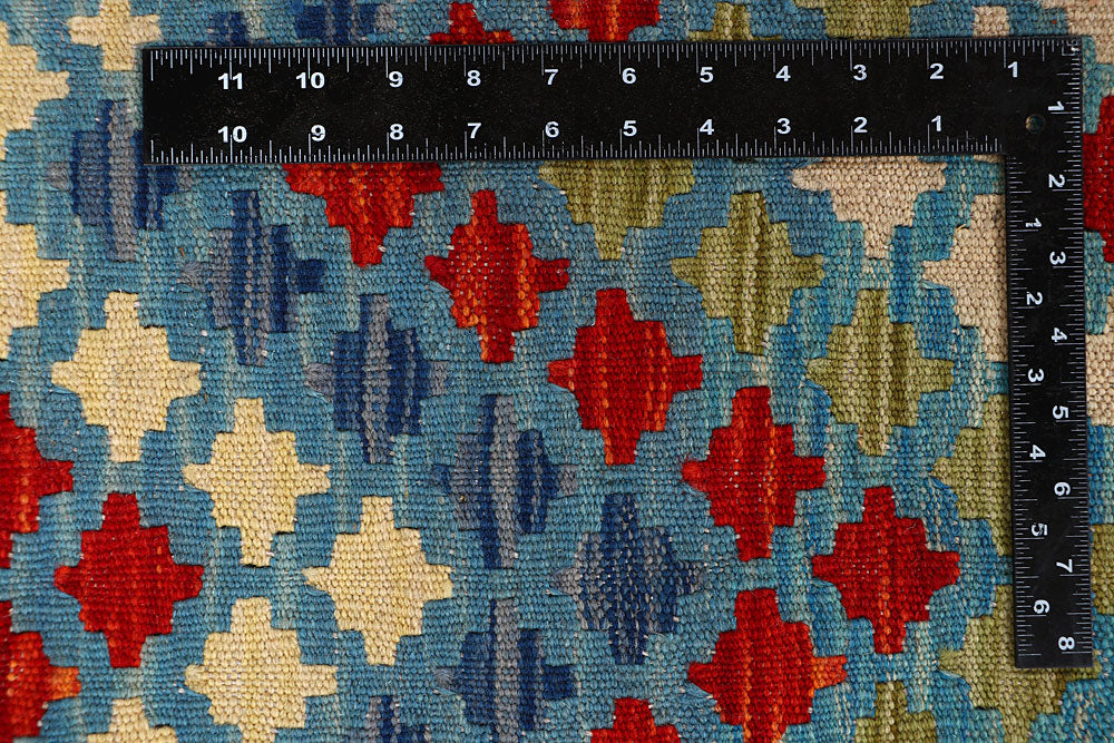 Multi Colored Kilim 8' 6 x 10' 5 - No. 66952 - ALRUG Rug Store