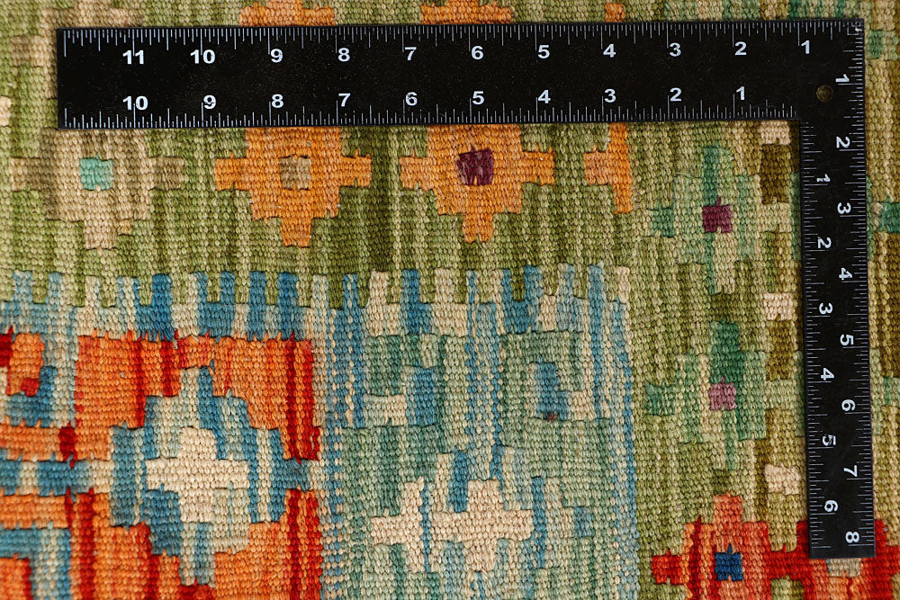 Multi Colored Kilim 8' 8 x 9' 9 - No. 66953 - ALRUG Rug Store