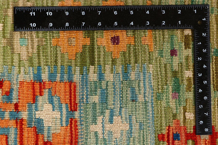 Multi Colored Kilim 8' 8 x 9' 9 - No. 66953 - ALRUG Rug Store