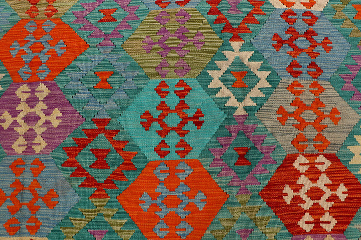 Multi Colored Kilim 8' 2 x 9' 5 - No. 66955 - ALRUG Rug Store