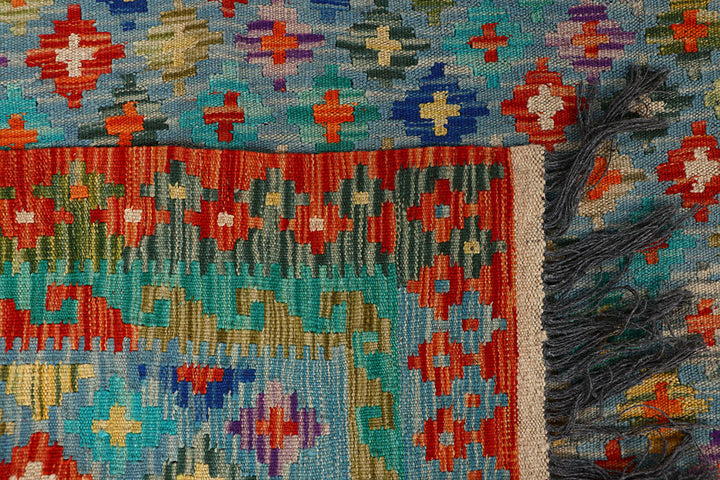 Multi Colored Kilim 8' 5 x 9' 9 - No. 66956 - ALRUG Rug Store