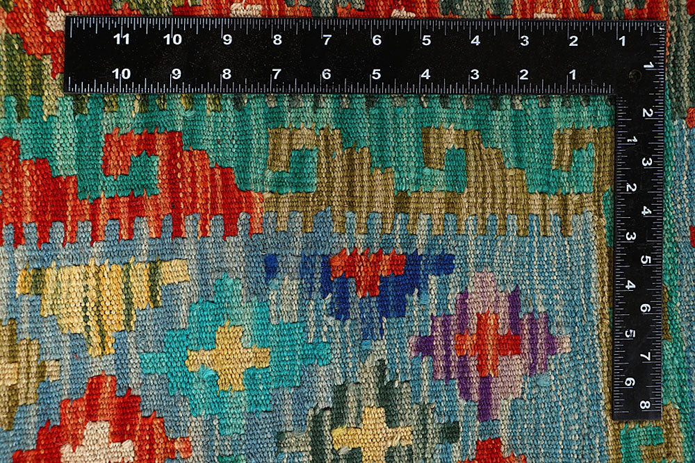 Multi Colored Kilim 8' 5 x 9' 9 - No. 66956 - ALRUG Rug Store