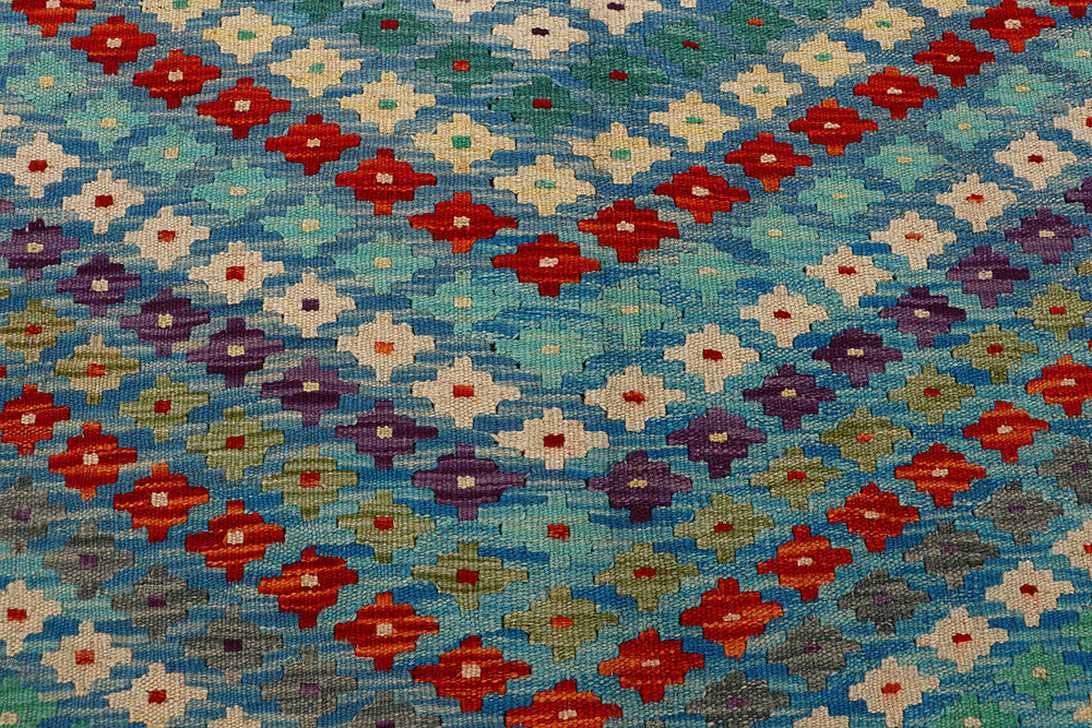 Multi Colored Kilim 8' 2 x 9' 9 - No. 66958 - ALRUG Rug Store