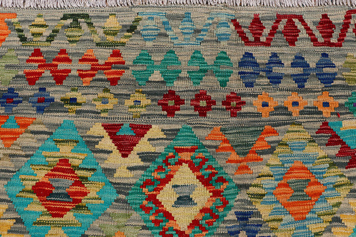 Multi Colored Kilim 8' 3 x 9' 9 - No. 66959 - ALRUG Rug Store