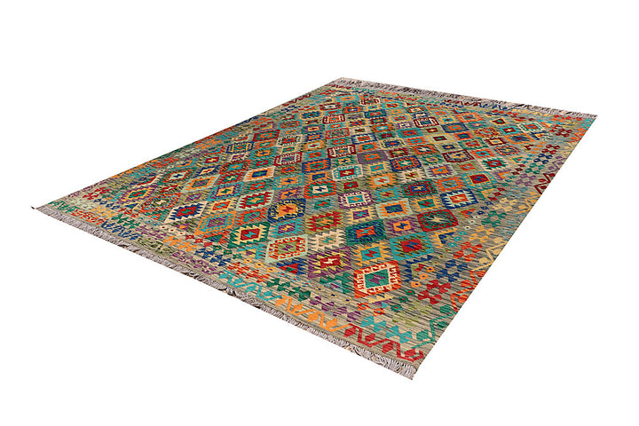 Multi Colored Kilim 8' 3 x 9' 9 - No. 66959 - ALRUG Rug Store