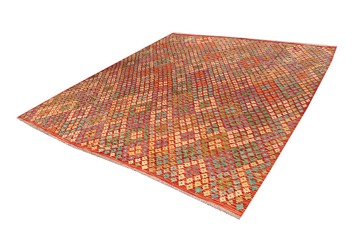 Multi Colored Kilim 8' 8 x 9' 6 - No. 66960 - ALRUG Rug Store