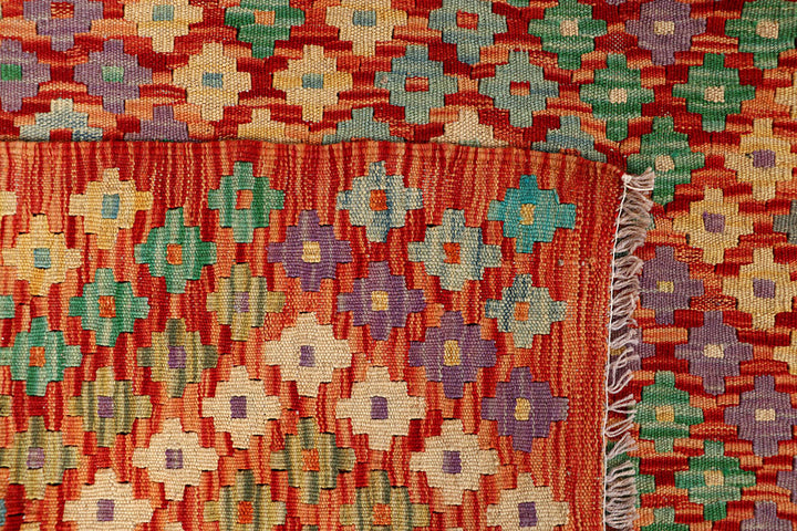 Multi Colored Kilim 8' 8 x 9' 6 - No. 66960 - ALRUG Rug Store