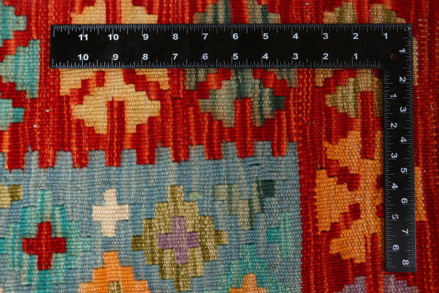 Multi Colored Kilim 9' x 12' 3 - No. 66961 - ALRUG Rug Store