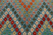 Multi Colored Kilim 8' 11 x 11' 9 - No. 66962 - ALRUG Rug Store