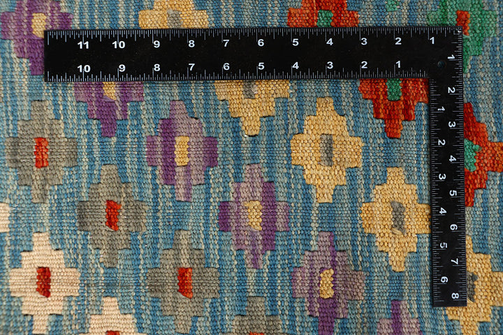 Multi Colored Kilim 8' x 9' 9 - No. 66964 - ALRUG Rug Store