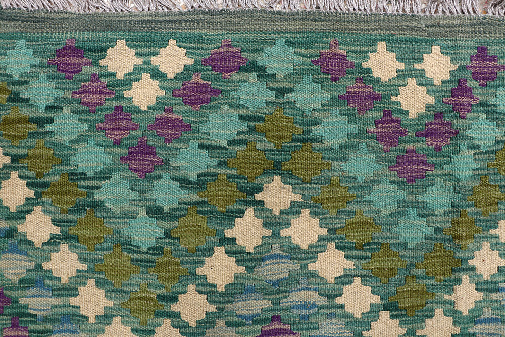 Multi Colored Kilim 8' 4 x 10' 2 - No. 66965 - ALRUG Rug Store